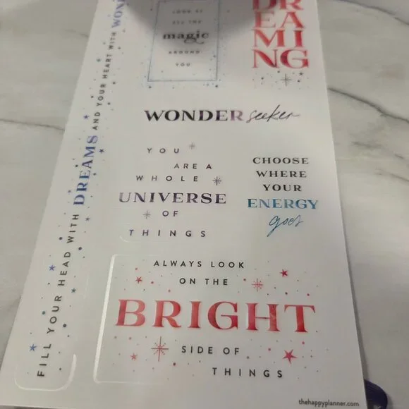 The Happy Planner From The Vault Stargazer 583-Piece Sticker Book New - Picture 7 of 16